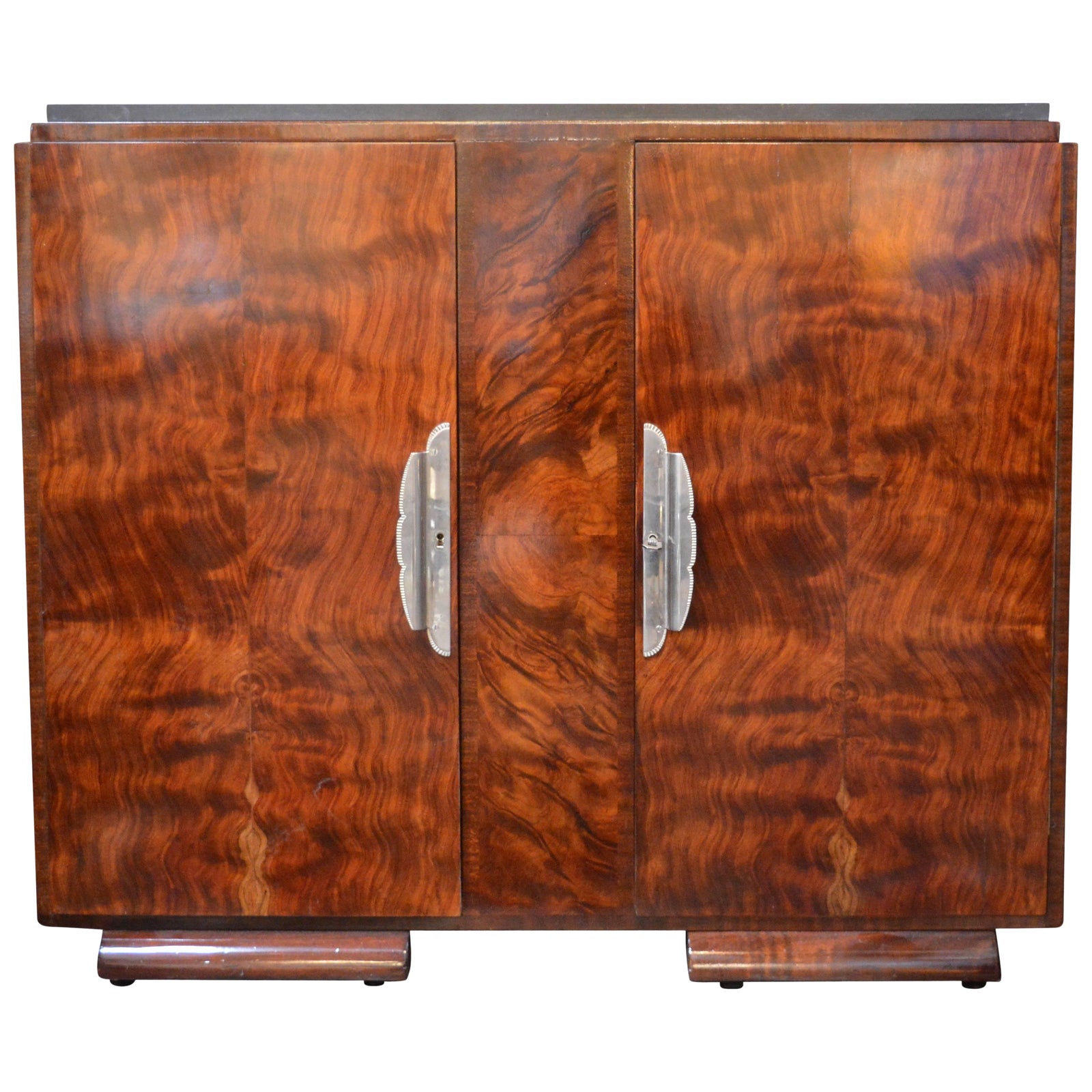 Art Deco Burl Wood Chairish