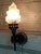 Mid-Century Modern Gold and Black Hand Wall Light Torch, 1970s For Sale - Image 3 of 18