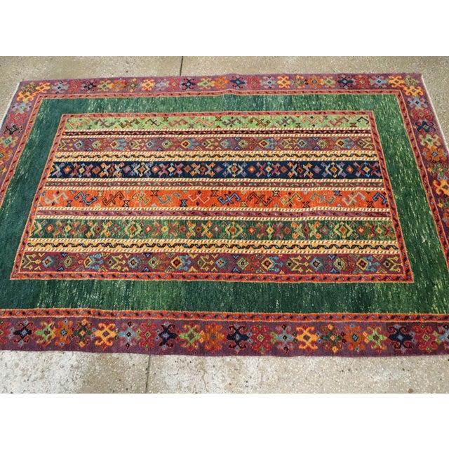 Galerie Shabab Collection Mid-20th Century Turkish Anatolian Accent Rug For Sale In New York - Image 6 of 9