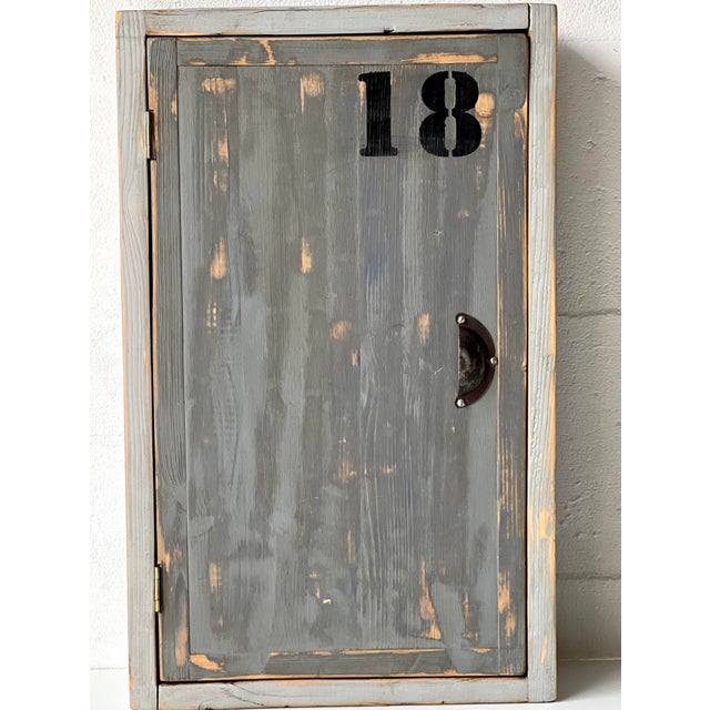 Vintage Industrial Wall Unit For Sale - Image 4 of 17