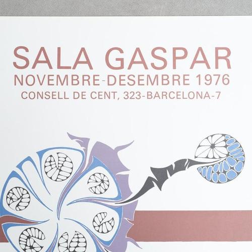 Tan Exhibition Poster from Moisès Villèlia, Sala Gaspar, Barcelona, 1976 For Sale - Image 8 of 10