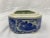 Vintage Blue & Celadon Earthenware Pottery Covered Box For Sale In Greensboro - Image 6 of 7