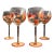 Vintage Gibson Fall Leaf Balloon Wine Glasses (Set of 4) For Sale