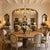 Beige Murano glass mid-century modern chandelier, Italy. The large Murano glass chandelier is attributed to Seguso, Italy...
