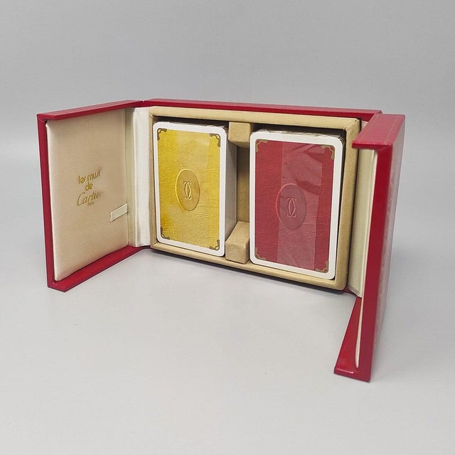 1970s Vintage Playing Cards Box from Cartier, 1970s For Sale - Image 5 of 8
