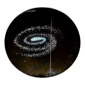 Mid Century Modern Atomic Space Age Copper Enamel Plate for General Dynamics