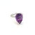 2010s Natural Amethyst Diamond Ring 6.5 14k White Gold 7.67 TCW Certified For Sale - Image 5 of 15