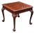 Early 21st Century Flame Mahogany Ball and Claw End Table For Sale