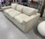 Sally Sirkin Lewis J Robert Scott Sofa in Beautiful Nubuck Leather Suede For Sale - Image 4 of 16