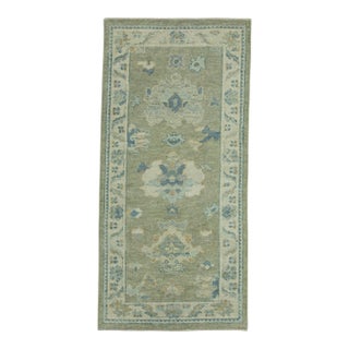Turkish Oushak Rug 2'8" x 5'9" #19040 For Sale