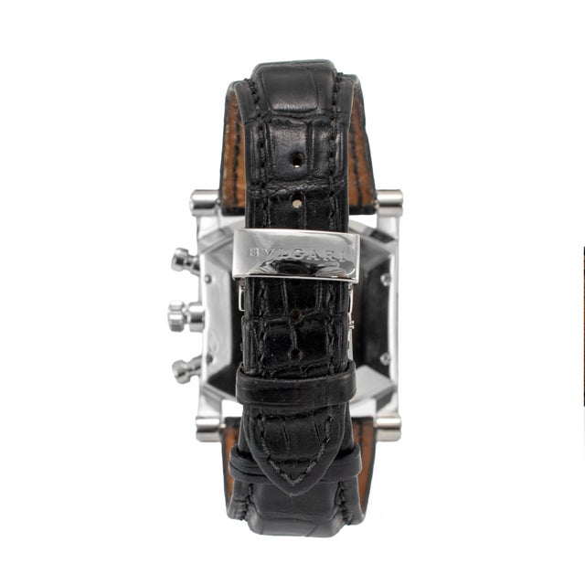 Bvlgari Bulgari Assioma 38mm Aa48sch Chrono Blue Black Steel Automatic Watch For Sale In Houston - Image 6 of 8