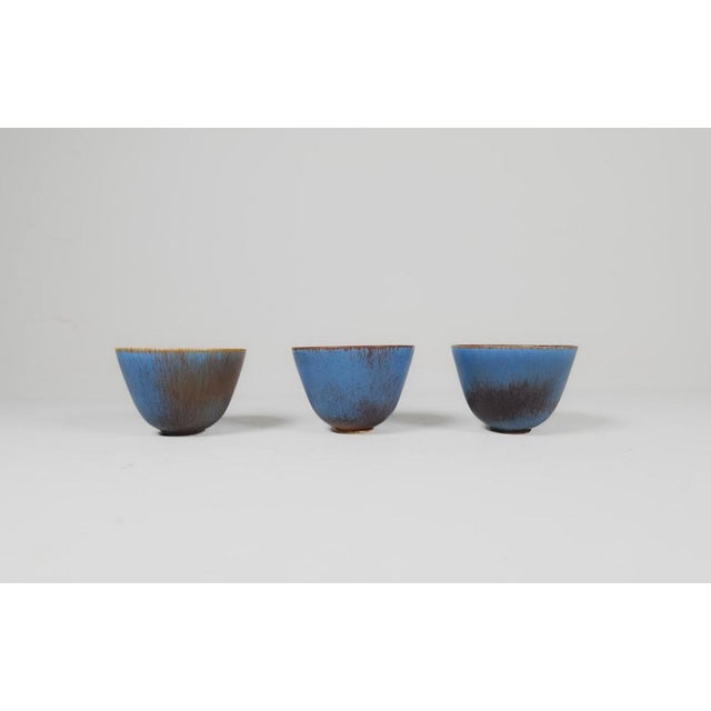 1950s Mid-Century Modern Bowls attributed to Gunnar Nylund for Rörstrand, Sweden, 1950s, Set of 3 For Sale - Image 5 of 16