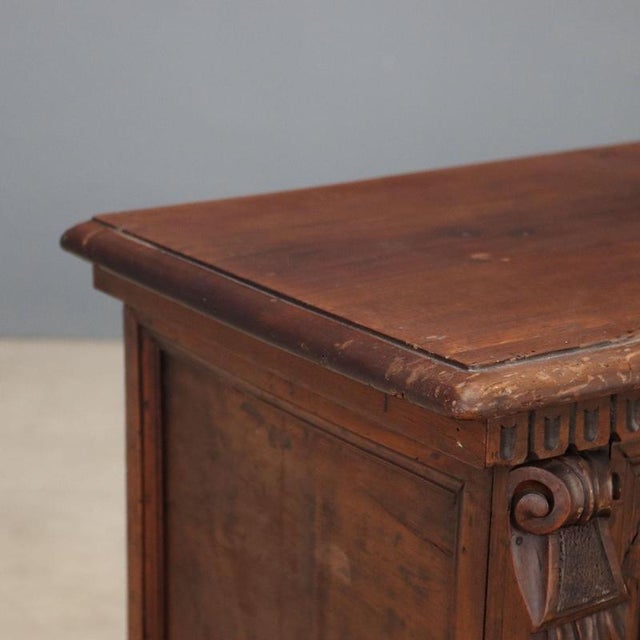 Walnut Chest with Baroque Carvings For Sale - Image 5 of 12