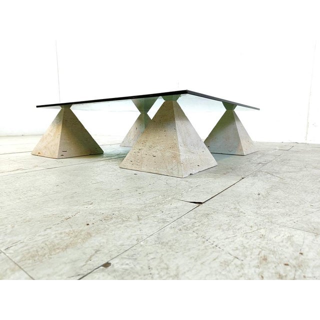 Vintage Stone Pyramid Coffee Table, 1970s For Sale - Image 3 of 11