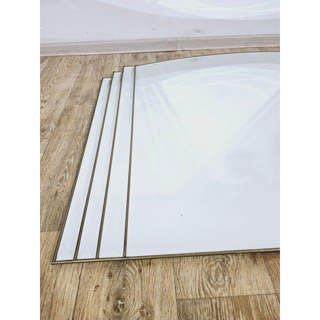 White German Art Deco Style Domico Crystal Mirror For Sale - Image 8 of 18