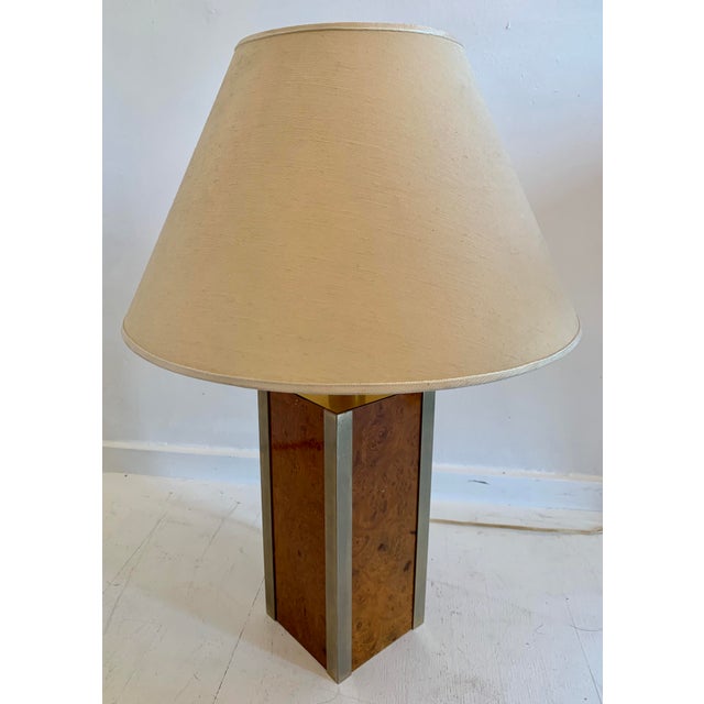 1970s Tommaso Barbi Brass Table Lamp, Italy For Sale In Los Angeles - Image 6 of 6