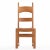 1950s French Oak & Rush Ladder-Back Dining Chairs - Set of Six For Sale - Image 4 of 7