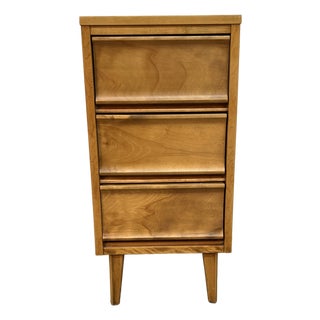 Mid-Century Nightstand in Birch by Morris of California For Sale
