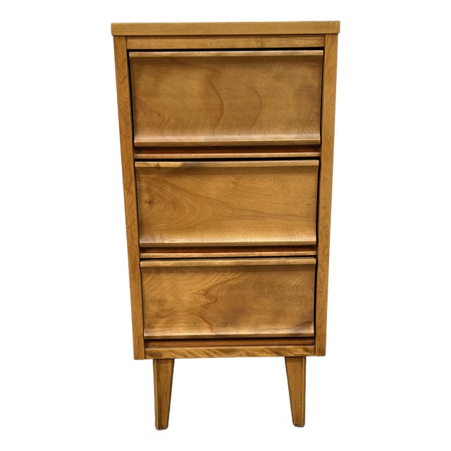 Mid-Century Nightstand in Birch by Morris of California For Sale