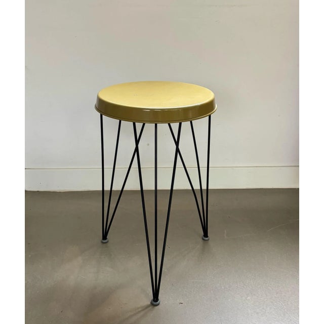 Pilastro Seggiolina Stool in Metal by Tjerk Reijenga for Pilastro, 1950s-1960s For Sale - Image 4 of 8