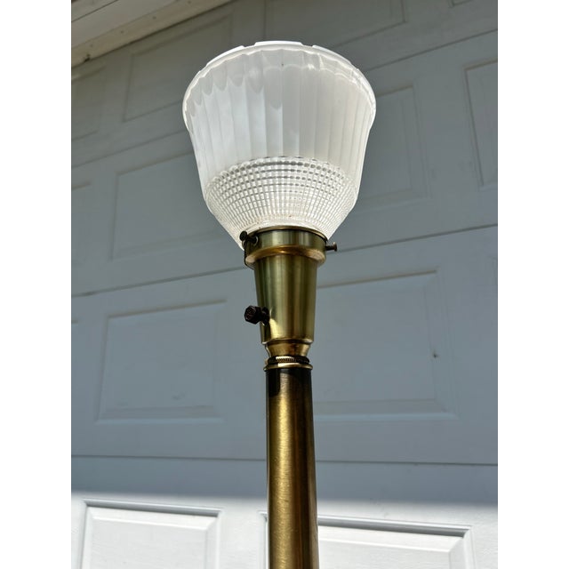 Mid 20th Century Mid 20th Century Brass Rembrandt Lamp For Sale - Image 5 of 5