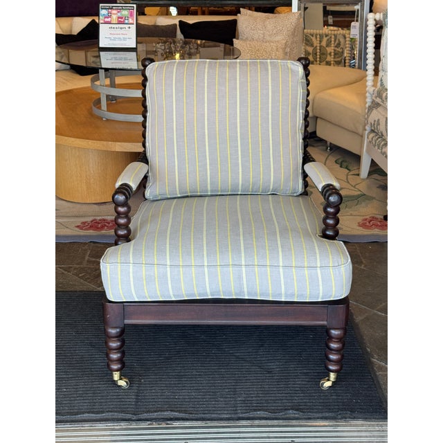 2010s Hickory Chair for Ruby Livingdesign Spool Chair For Sale - Image 5 of 12