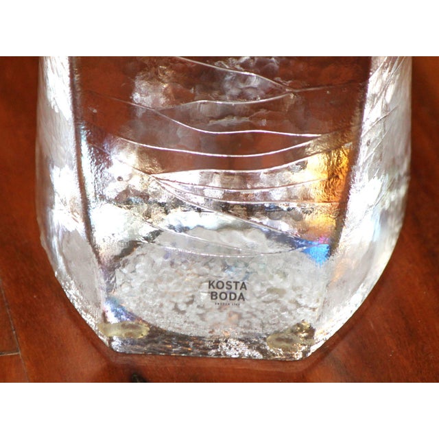 Glass Vintage Kjell Engman for Kosta Boda 'Connect' Series Candle Holders For Sale - Image 7 of 7