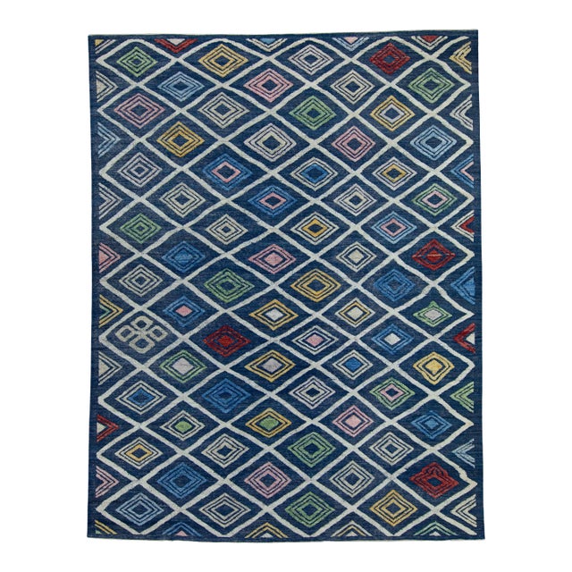 Turkish Kilim Oriental Handmade Flatweave 9'3" x 12' #18541 For Sale