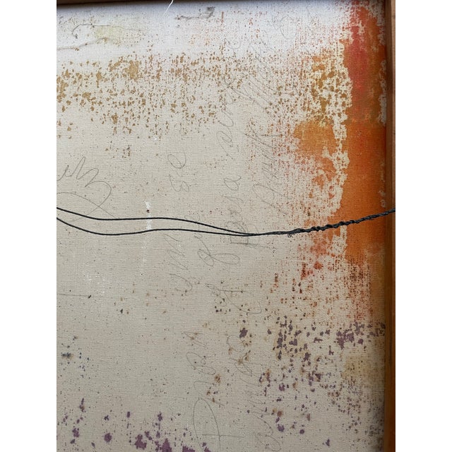 Textile 1970s Original Figurative Painting - Chicanx Artist Frank Martinez; Acrylic on Canvas For Sale - Image 7 of 7