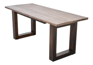 Custom Modern Reclaimed Pine Desk, Made to Order by Petersen Antiques