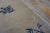 1920s 1920s Rectangle Ivory Floral Antique Chinese Peking Small Size Knotted Wool Rug For Sale - Image 5 of 7