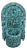 Emerald Teal Arched Moroccan Mosaic Tile Fountain For Sale