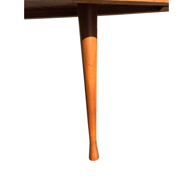 Mid Century Modern Boomerang Kidney Form Tile Top Coffee Table by Hohenberg For Sale In New York - Image 6 of 12