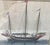 19th C watercolor on rice paper of a junk boat. Beautiful colors.