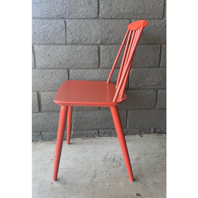 Mid-Century Modern Folke Pålsson for FDB Møbler J77 Chair Produced in 1969. Set of 4 Dining Chairs For Sale - Image 3 of 12