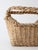 Vintage Woven Basket With Handles For Sale - Image 9 of 13