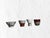 Japanese Late 20th Century Japanese Studio Pottery Sake Cups & Pour Vessel in Wabi-Sabi Glazes - Set of 4 For Sale - Image 3 of 5