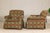 Pair of Kravet Plaid Upholstered Club Chairs with Skirted Base for Cozy Seating For Sale - Image 11 of 12