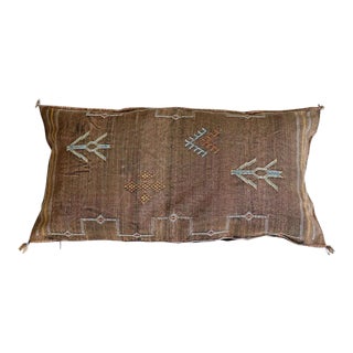 Moroccan Sabra Pillow - Brown For Sale