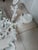 Coastal 1990s Coastal White Ceramic Reef Chandelier 6 Light For Sale - Image 3 of 8