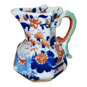 Mason's Ironstone Hydra Jug in Japan Basket Pattern Circa 1828