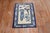 Tan Blue Color Early 20th Century Antique Chinese Oriental Rug - 3'8" x 5'7" For Sale - Image 14 of 18