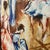 Vintage Impressionistic Rich Colors Ballerinas Oil Painting Signed by Artist For Sale In Chicago - Image 6 of 12