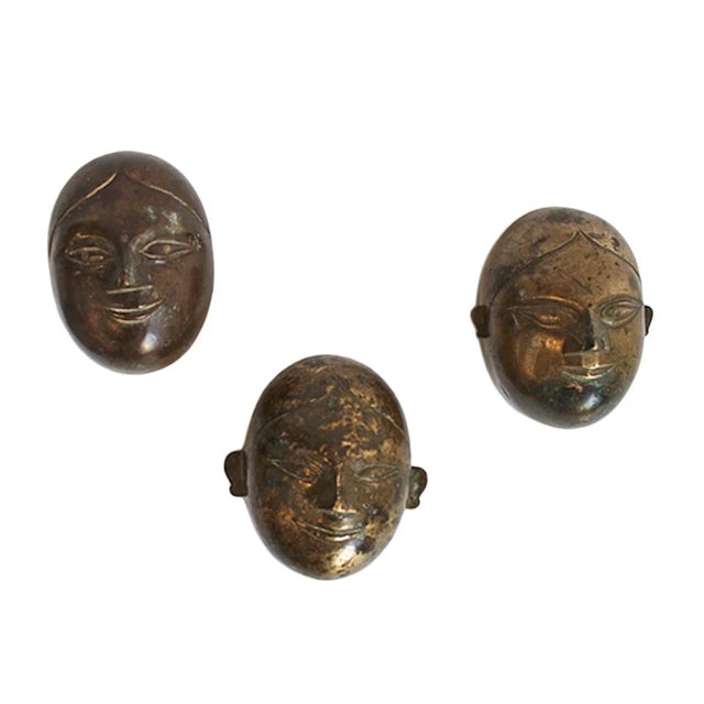 Vintage Brass Tikka Box For Sale - Image 4 of 4