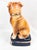 Mid 20th Century Vintage 1970s Takahashi San Francisco Ceramic Shar Pei Dog Figurine Bookend - Single For Sale - Image 5 of 10