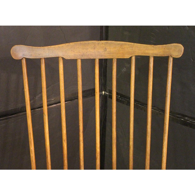 Wood Circa 1760-1780 English West Country Comb Back Windsor Arm Chair For Sale - Image 7 of 10