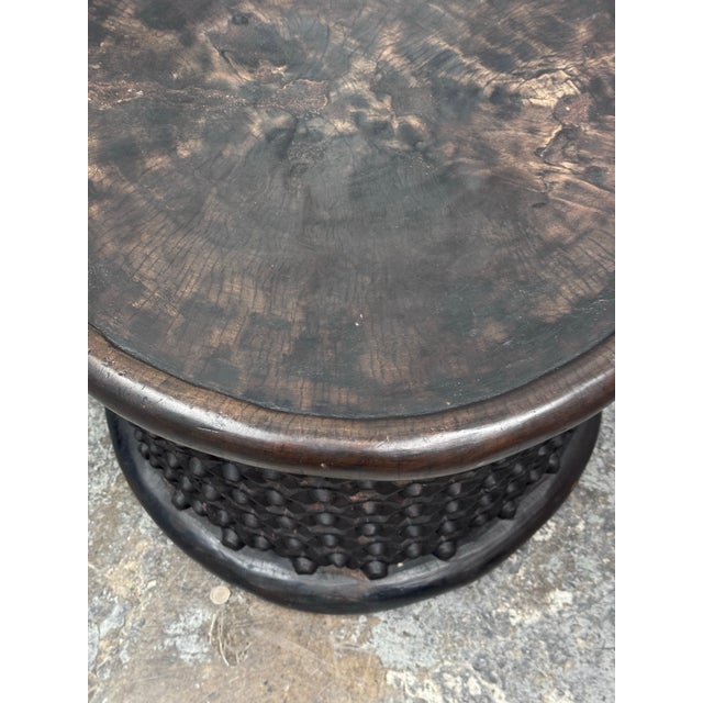 Bamileke King Stool Table For Sale In San Francisco - Image 6 of 12
