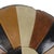 Vintage Round Patchwork Cushion in Double-Sided Faux Leather, 1960s For Sale - Image 11 of 16