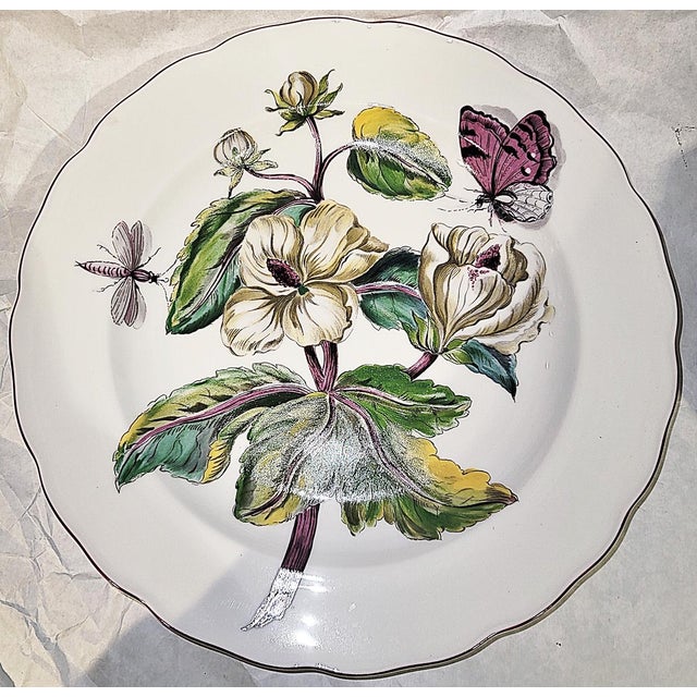White 1980s Chelsea Botanical Plates by Mottahedah, Set of 12 For Sale - Image 8 of 10