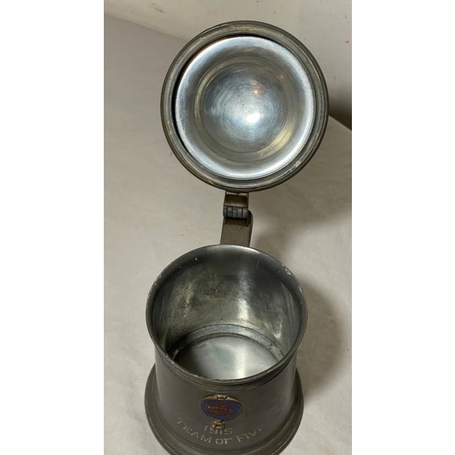 Antique 15' World War 1 7th Regiment, New York National Guard Lidded Stein Award For Sale In New York - Image 6 of 11